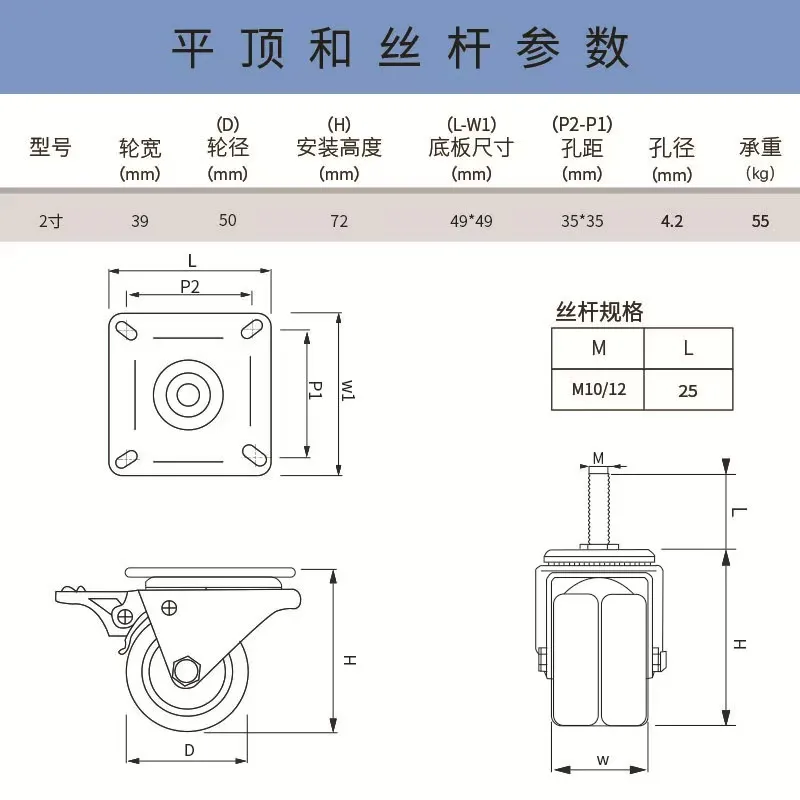 Сдвоенное колесо с тормозом (2)