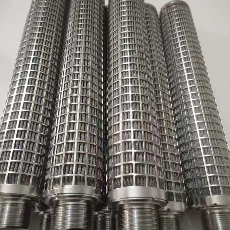 Гофрированный сетчатый фильтрующий элемент (4)