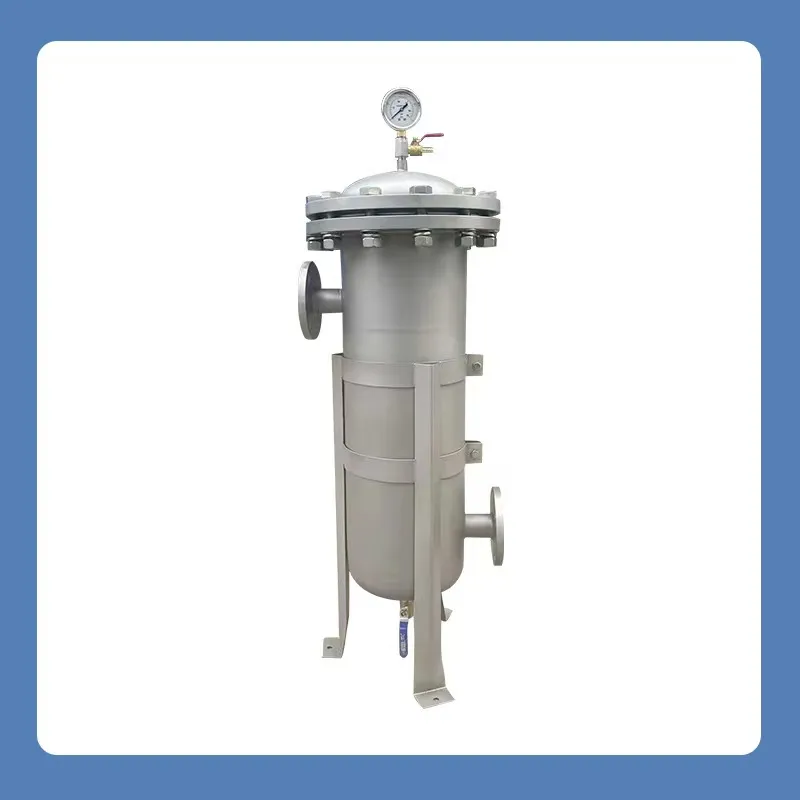 Мешочный фильтр в нержавеющем корпусе (4)